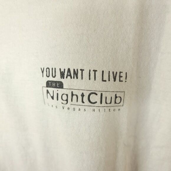 Louie Louie Cordero T Shirt Vintage 90s Live Night Club Las Vegas Hilton Mens XL - Picture 3 of 6